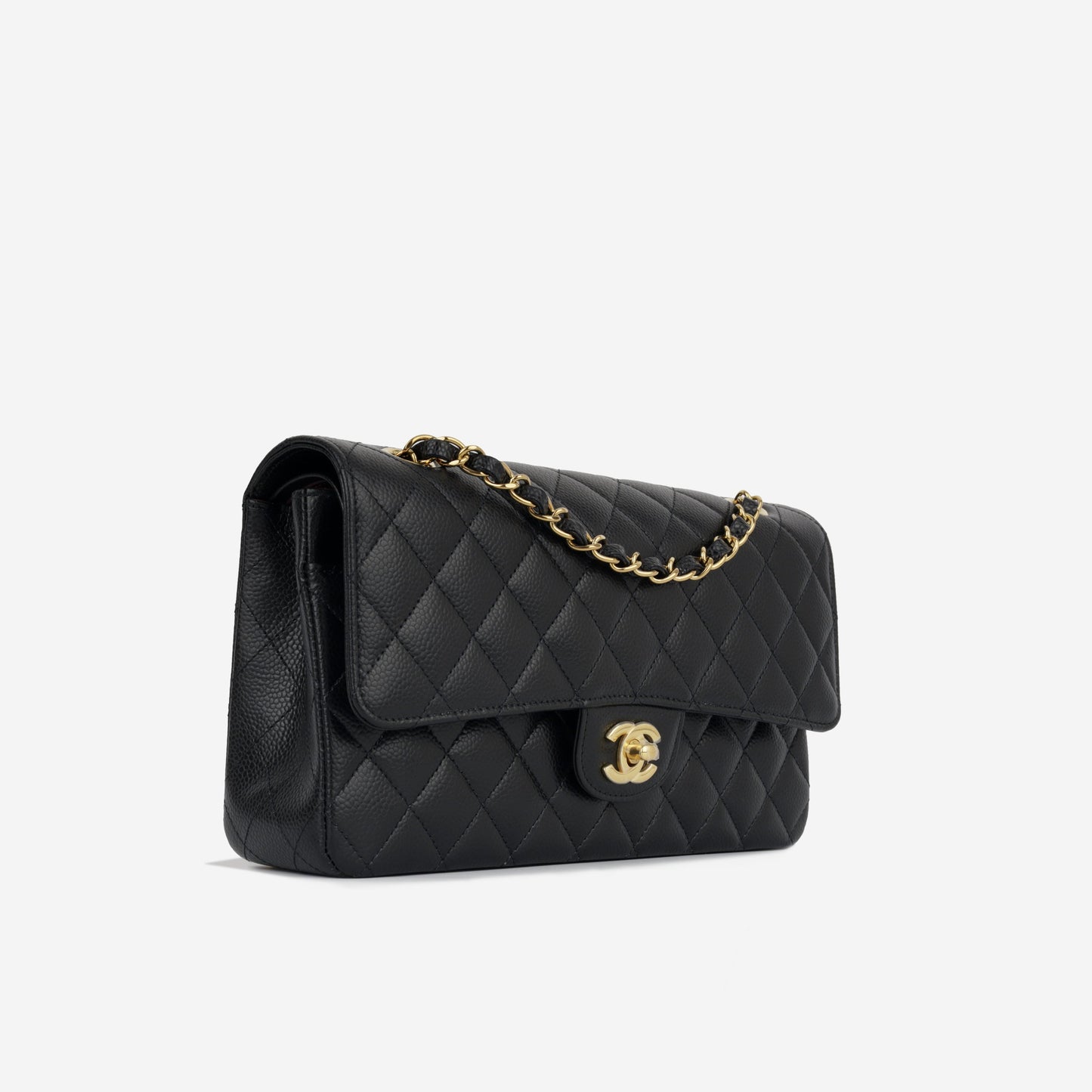 Chanel Classic Flap Caviar Black Shoulder Bag Style 67