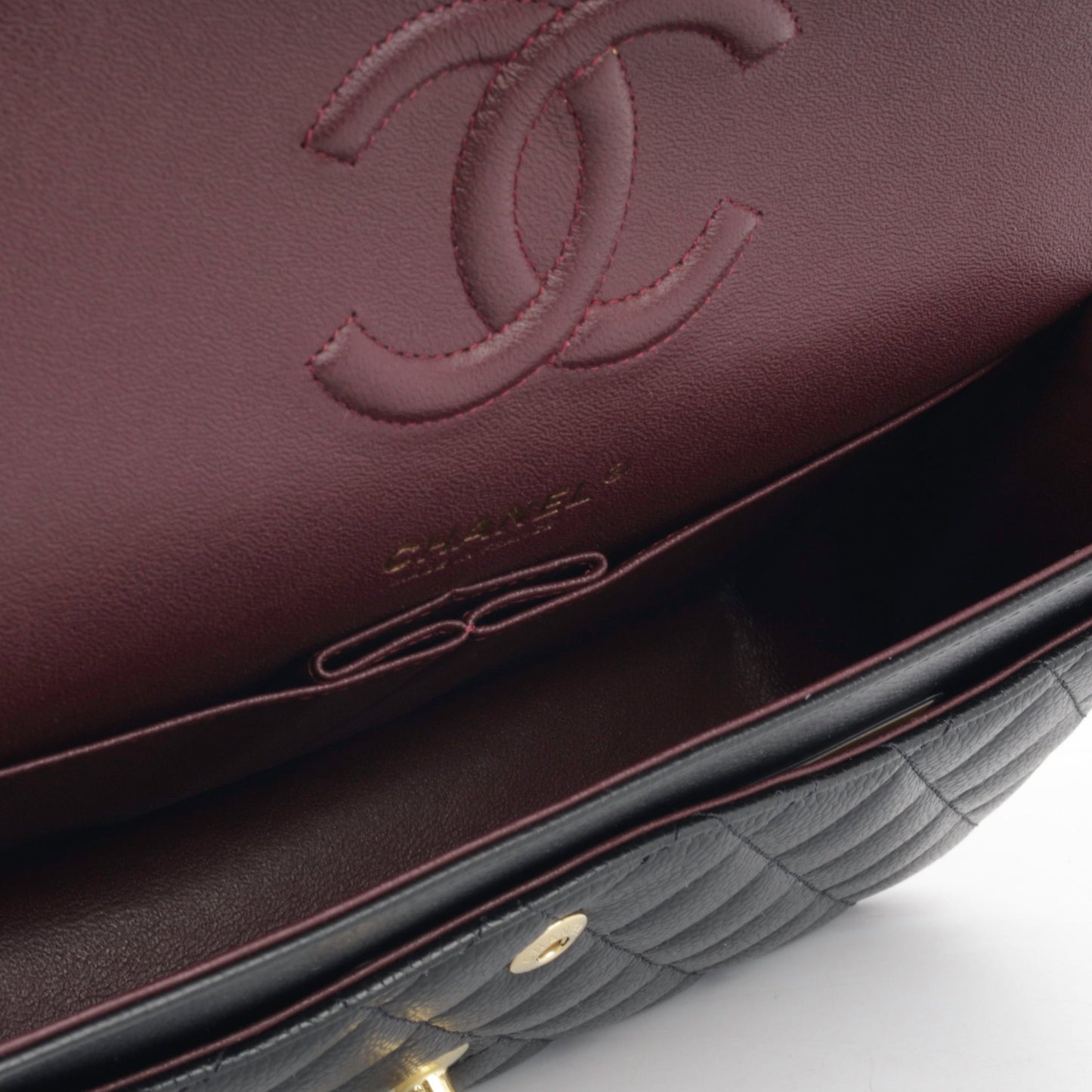 Chanel Classic Flap Caviar Black Shoulder Bag Style 67
