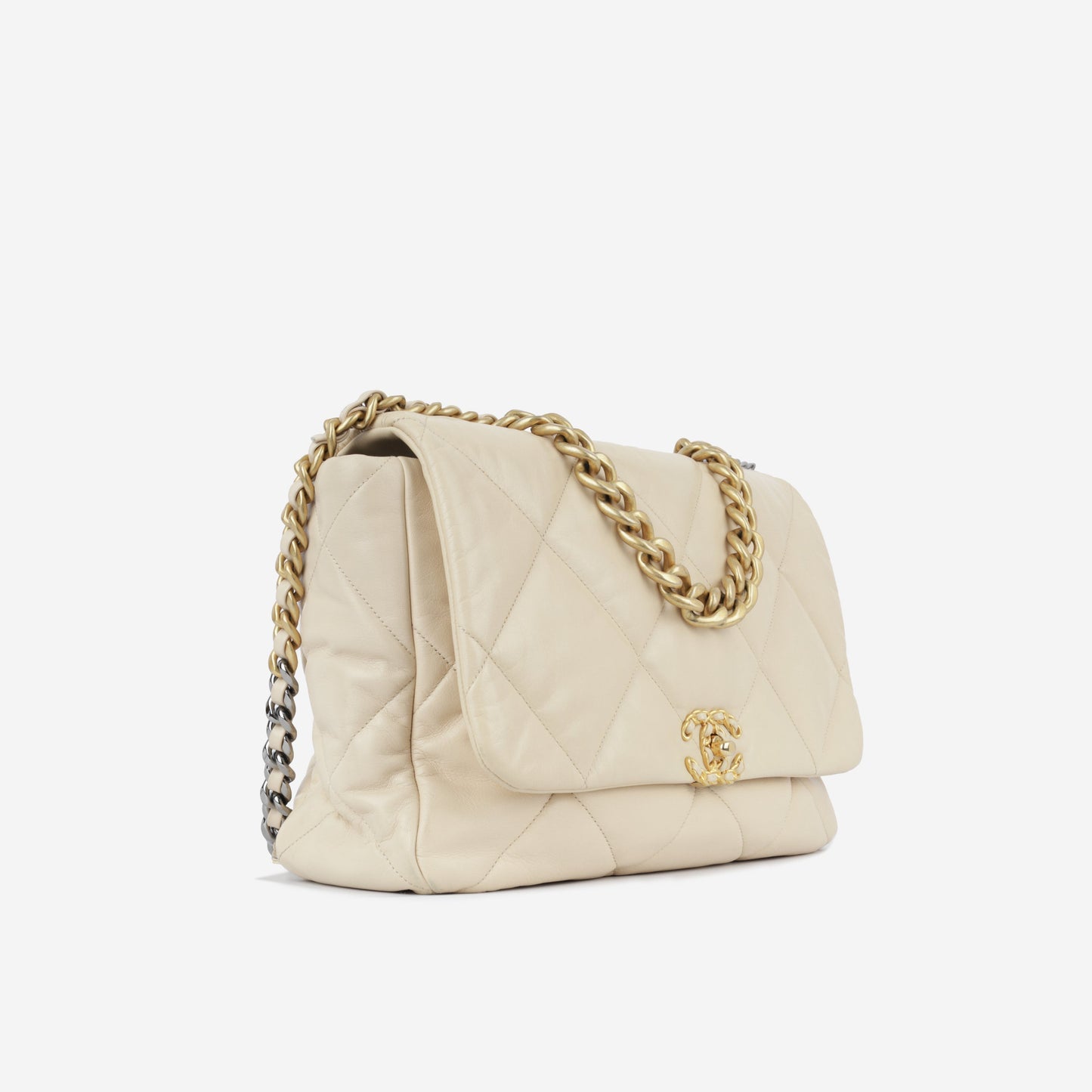 Chanel Chanel 19 Lambskin Gold Shoulder Bag Style 2