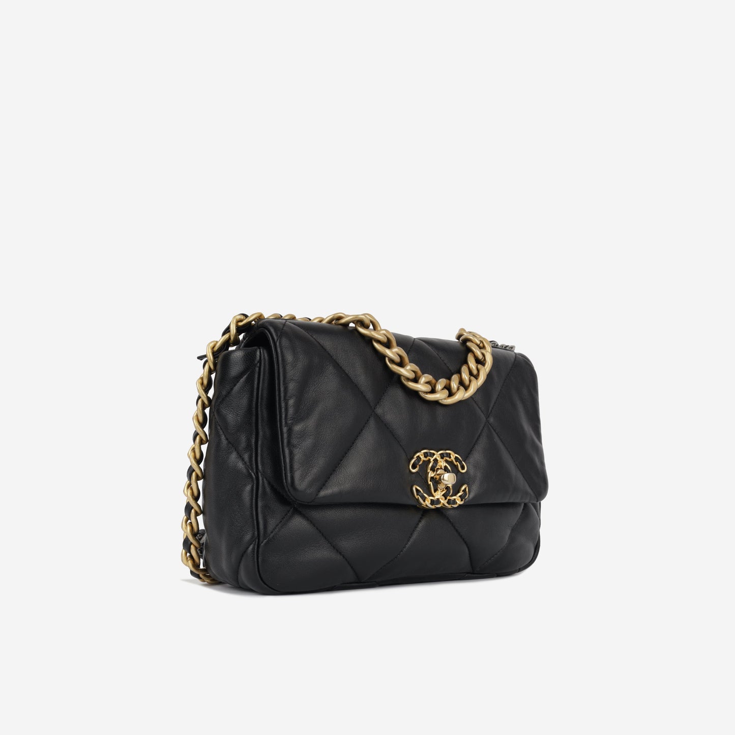 Chanel Chanel 19 Lambskin Black Shoulder Bag Style 8