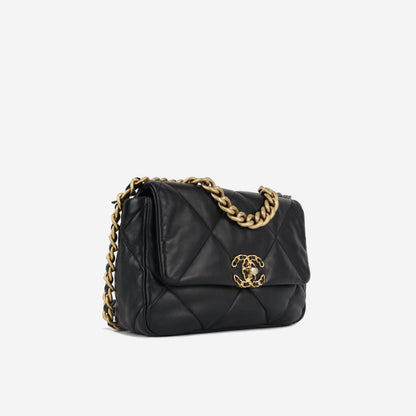 Chanel Chanel 19 Lambskin Black Shoulder Bag Style 8