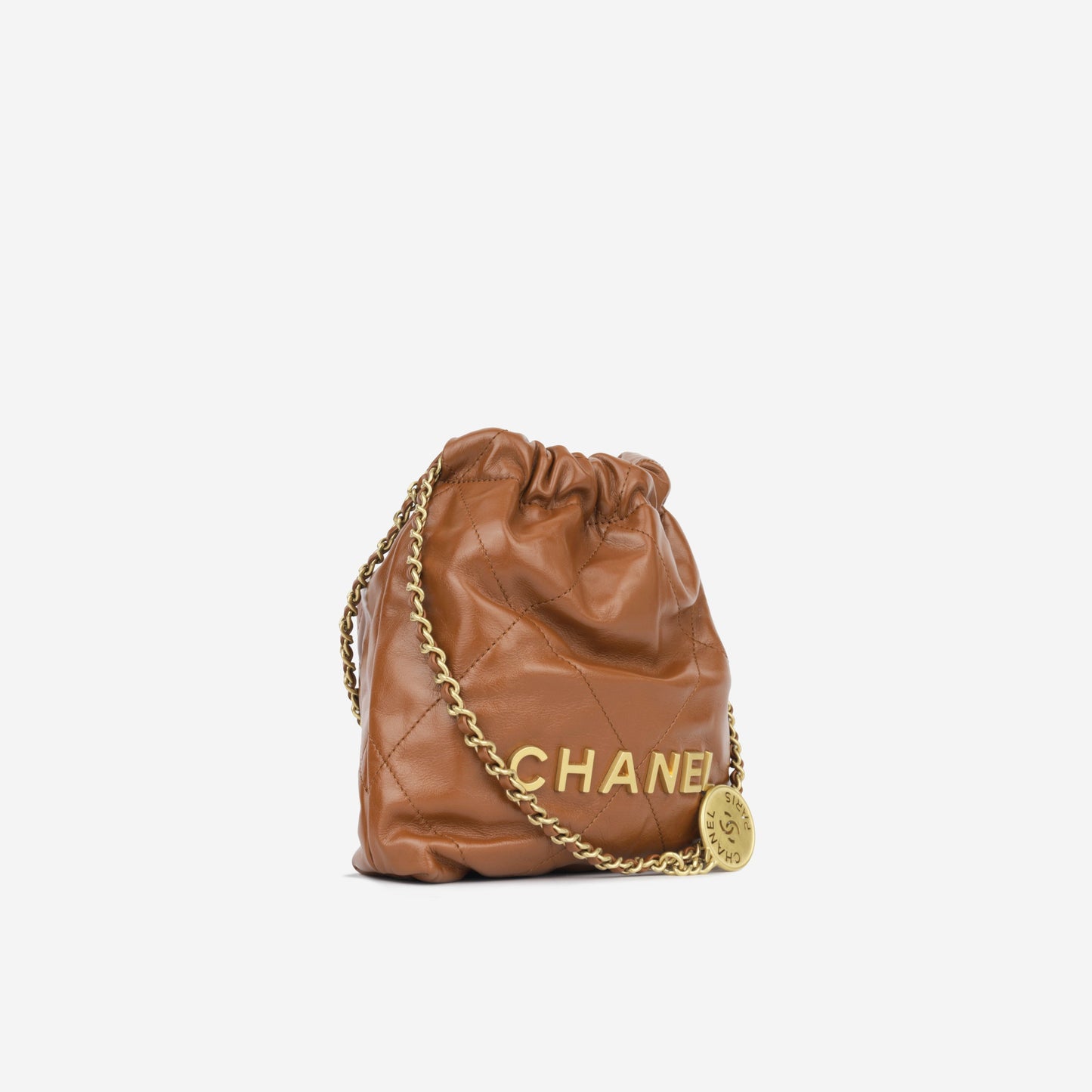 Chanel Chanel 22 Calfskin Gold Shoulder Bag