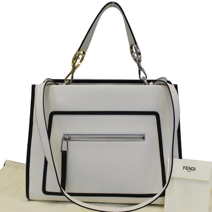 Fendi Tote Leather White Tote Bag