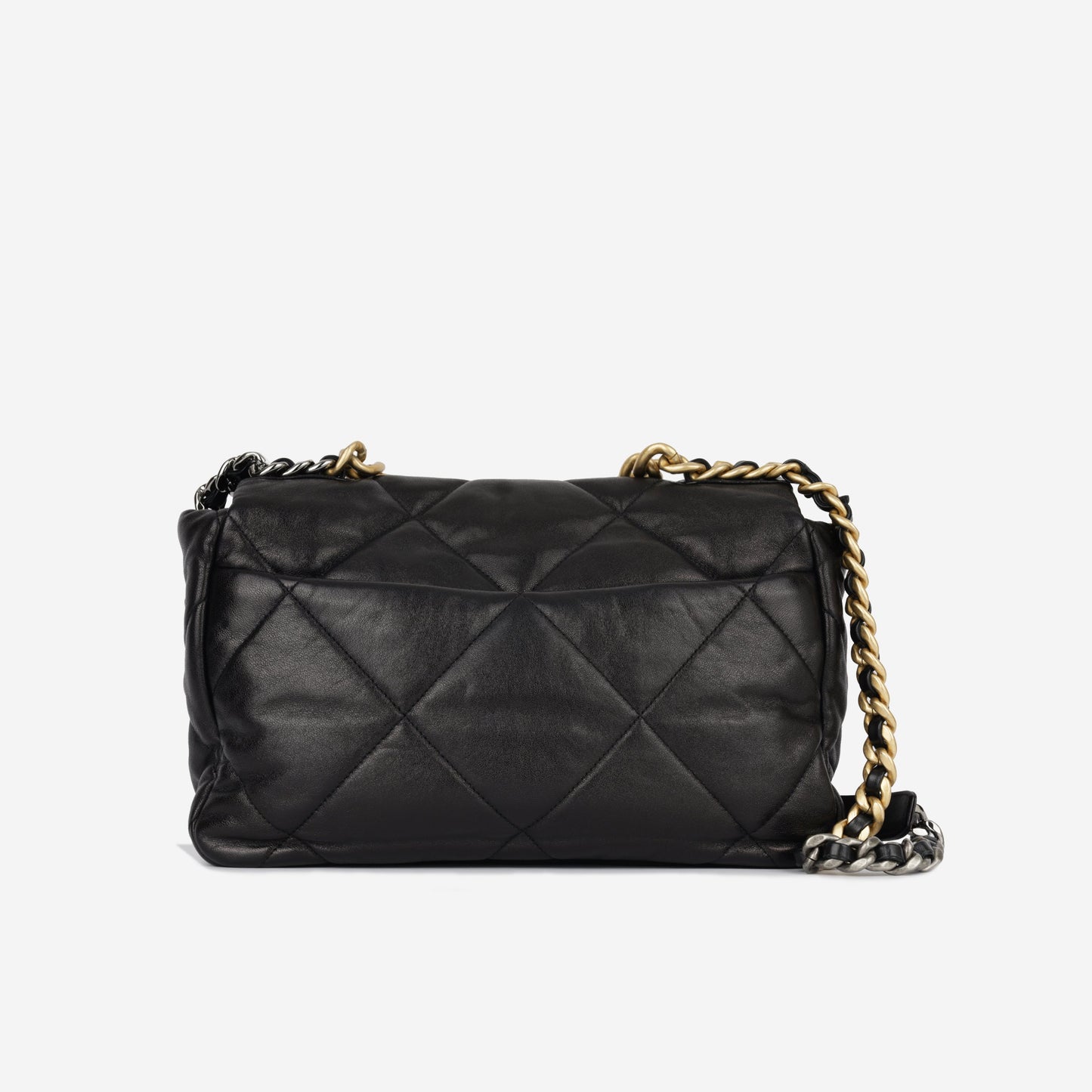 Chanel Chanel 19 Lambskin Black Shoulder Bag Style 15