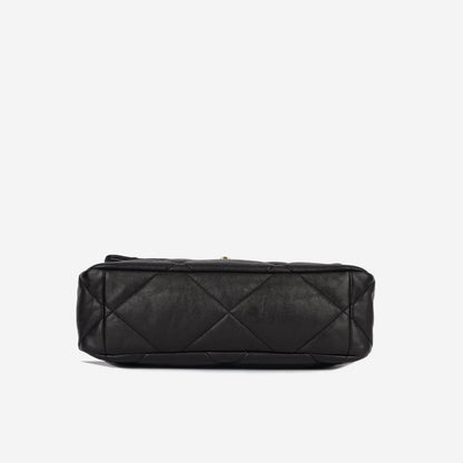 Chanel Chanel 19 Leather Black Shoulder Bag Leather