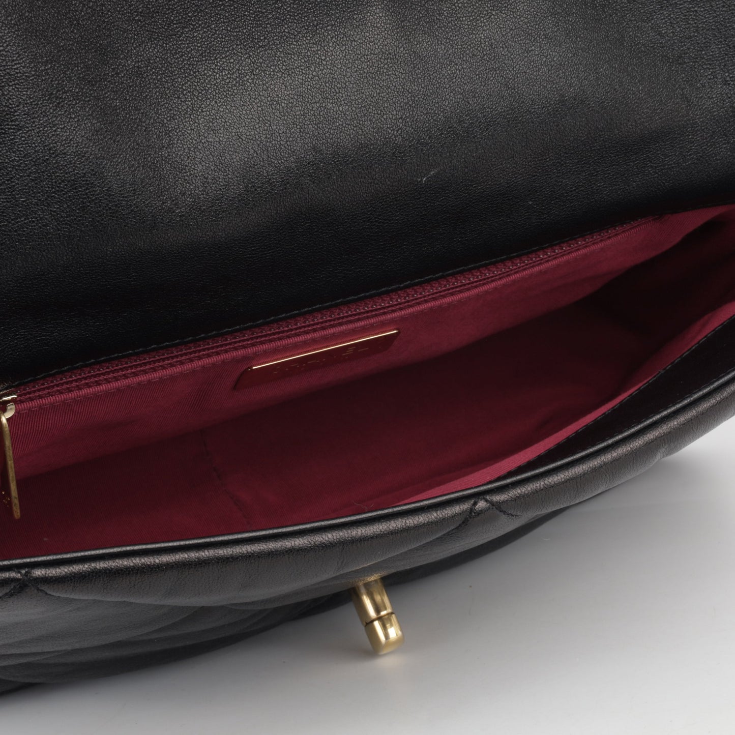 Chanel Chanel 19 Lambskin Black Shoulder Bag Style 15