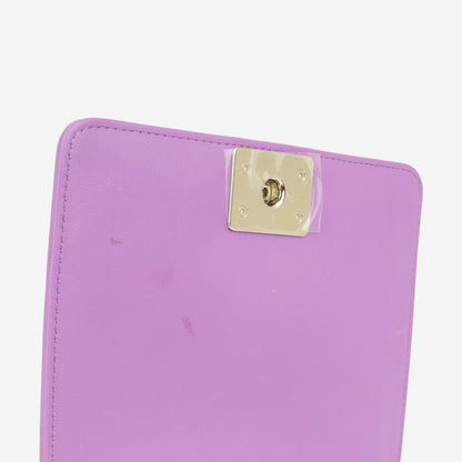 Chanel North South Boy Bag - Purple