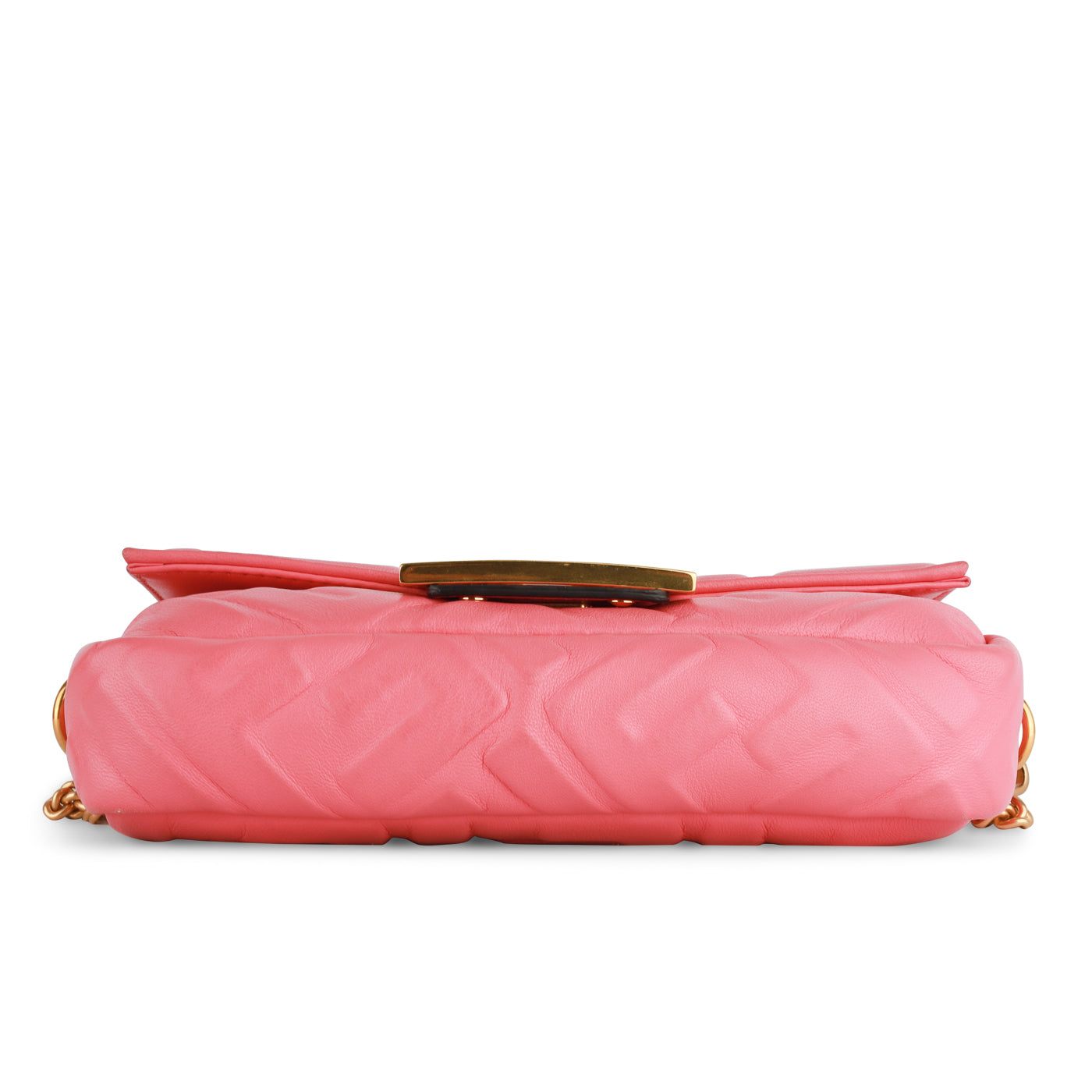 Fendi Baguette Lambskin Red Shoulder Bag
