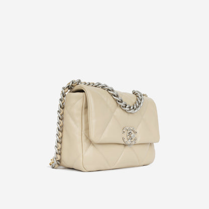 Chanel Chanel 19 Lambskin Gold Shoulder Bag Style 5