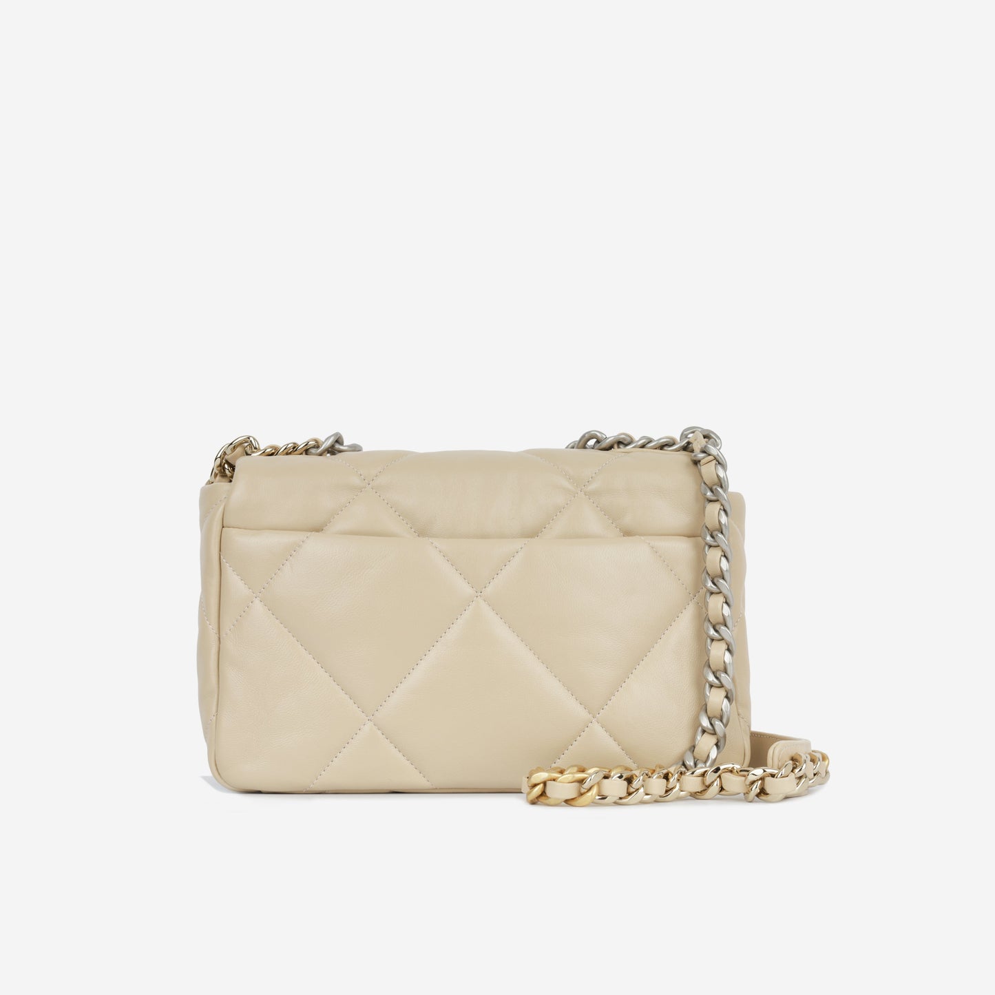 Chanel Chanel 19 Lambskin Gold Shoulder Bag Style 5