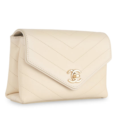 Chanel Luxury Lambskin Gold Handbag Style 6