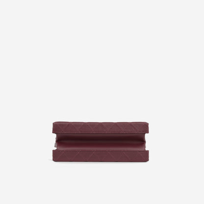 Chanel Vanity Lambskin Black Clutch Style 8