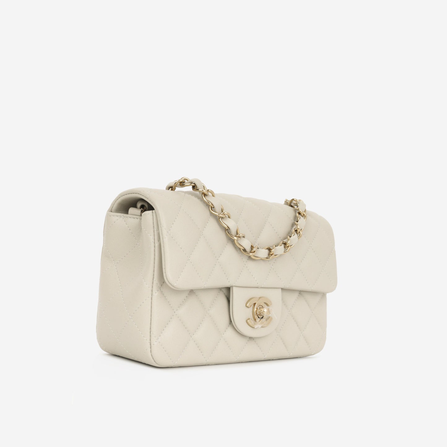 Chanel Classic Flap Lambskin Gold Shoulder Bag Style 119