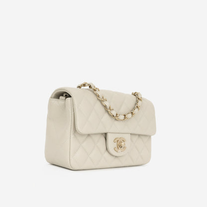 Chanel Classic Flap Lambskin Gold Shoulder Bag Style 119