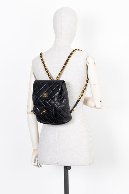 Chanel Quilted Black Luxury Backpack
