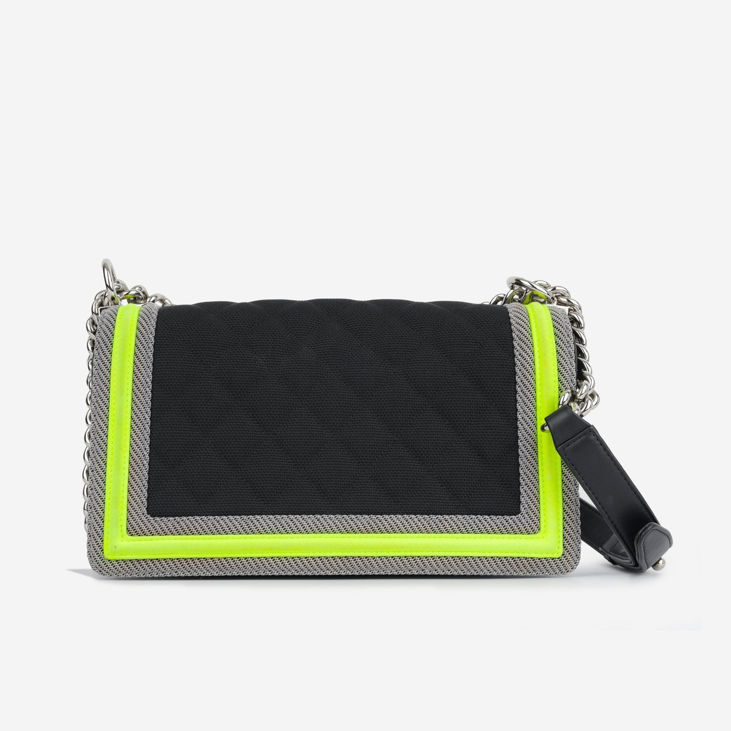 Chanel Boy Bag Lambskin Black Shoulder Bag Style 23