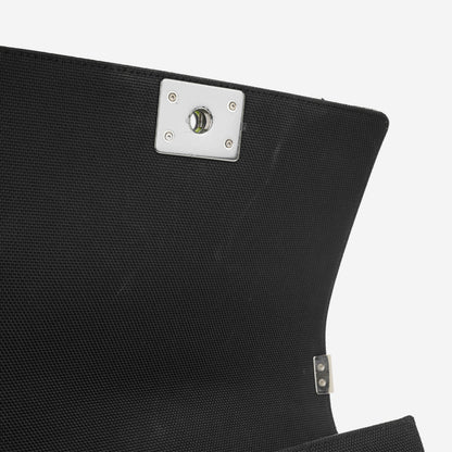 Chanel Boy Bag Lambskin Black Shoulder Bag Style 23