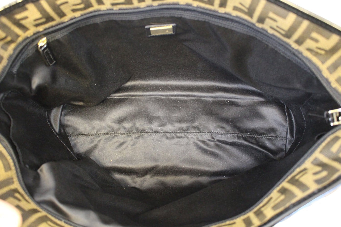Fendi Roll Quilted Black Tote Bag