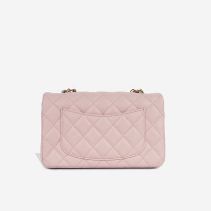 Chanel Classic Flap Lambskin Gold Shoulder Bag Style 46