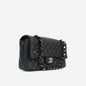 Chanel Classic Flap Lambskin Black Shoulder Bag Style 327