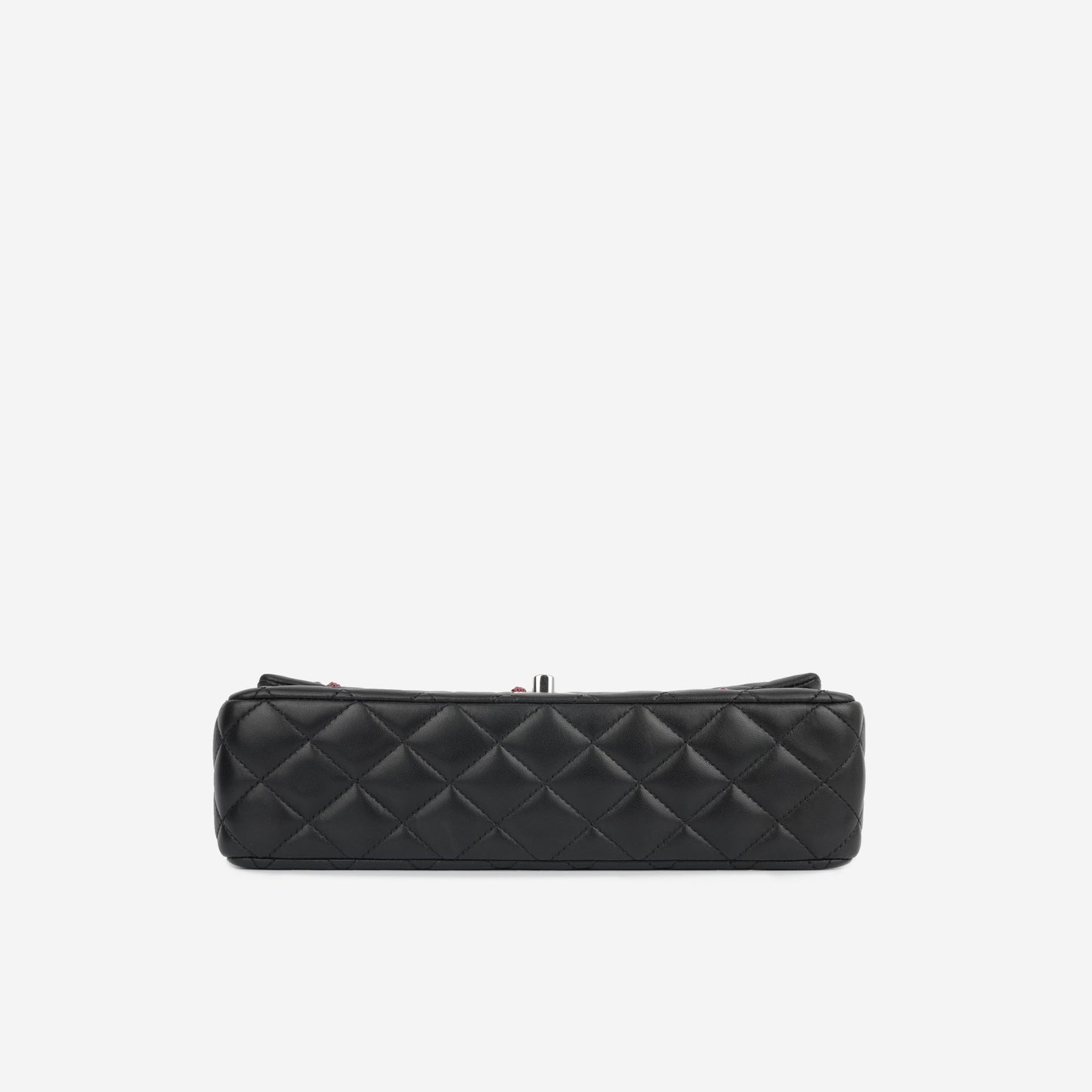 Chanel Classic Flap Lambskin Black Shoulder Bag Style 327