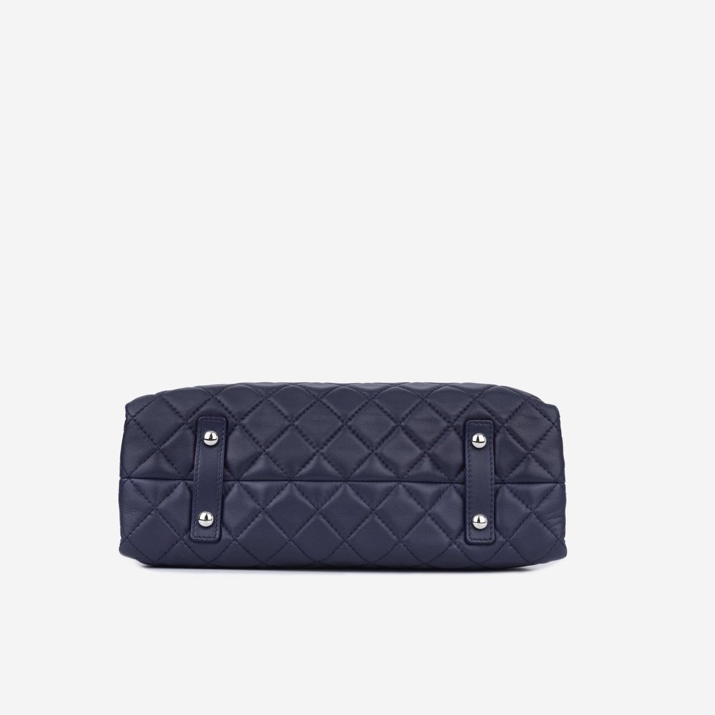 Chanel Accordion Shoulder Bag - Navy