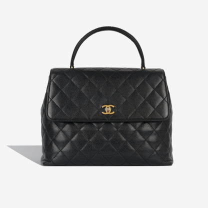 Chanel Kelly Lambskin Black Shoulder Bag Lambskin