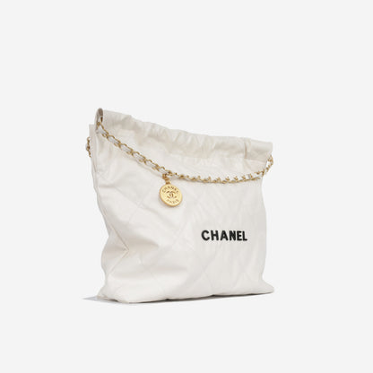 Chanel Chanel 22 Calfskin Black Tote Bag