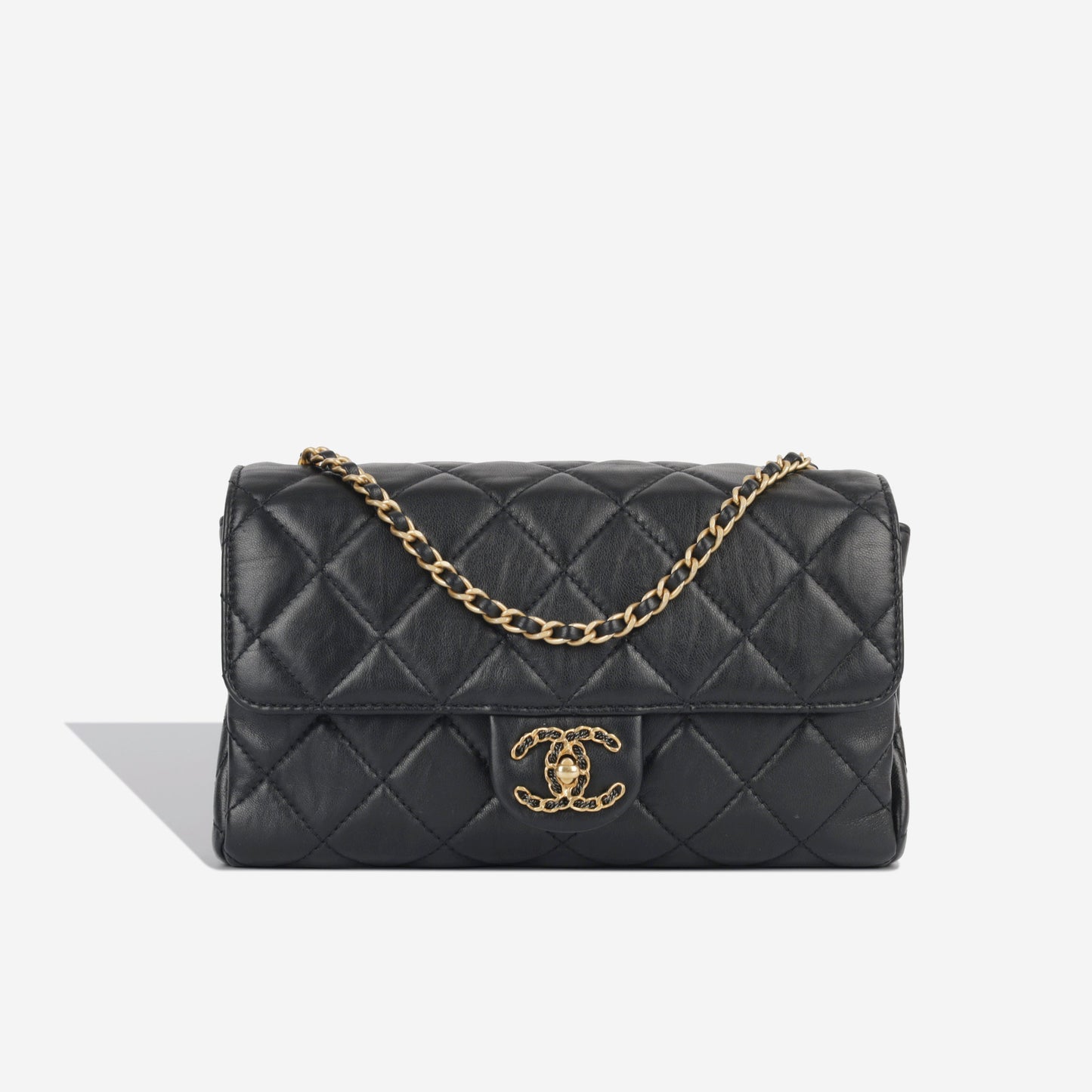 Chanel WOC Lambskin Black Crossbody