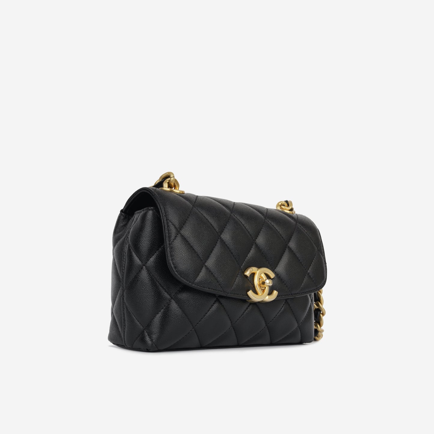 Chanel Caviar Black Shoulder Bag Style 11