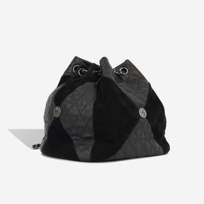 Chanel Goatskin And Suede Bucket Bag