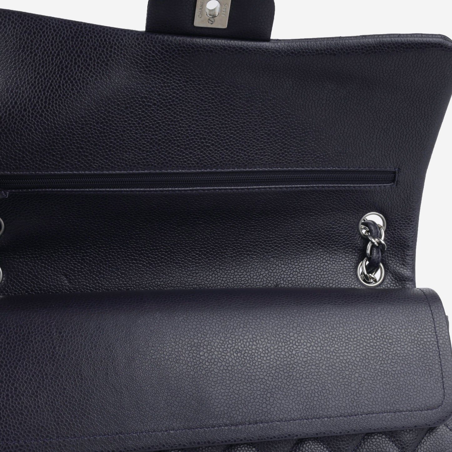 Chanel Classic Flap Lambskin Black Shoulder Bag Style 32