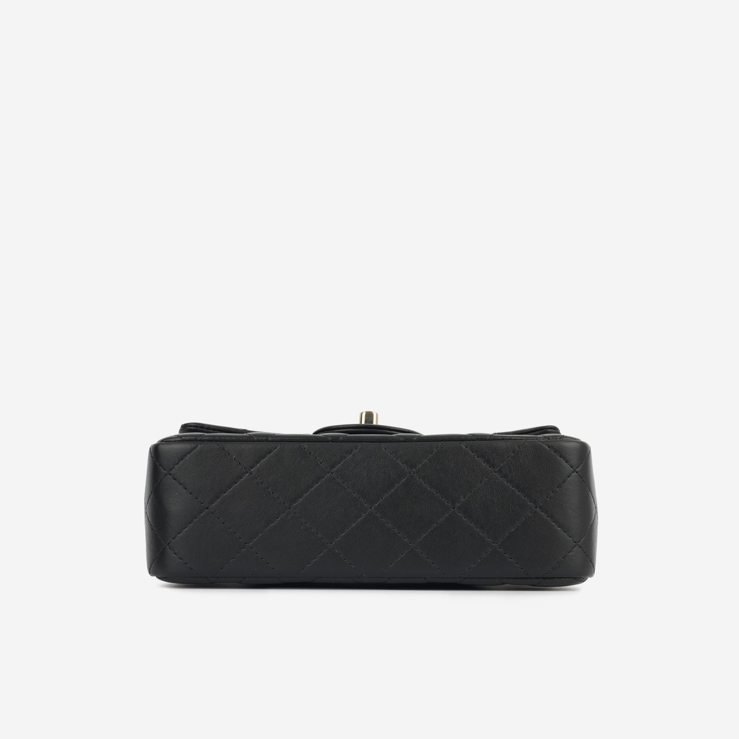 Chanel Classic Flap Lambskin Black Shoulder Bag Style 127