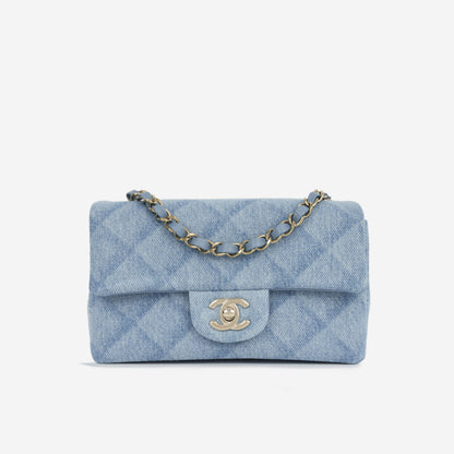 Chanel Classic Flap Lambskin Gold Shoulder Bag Style 125