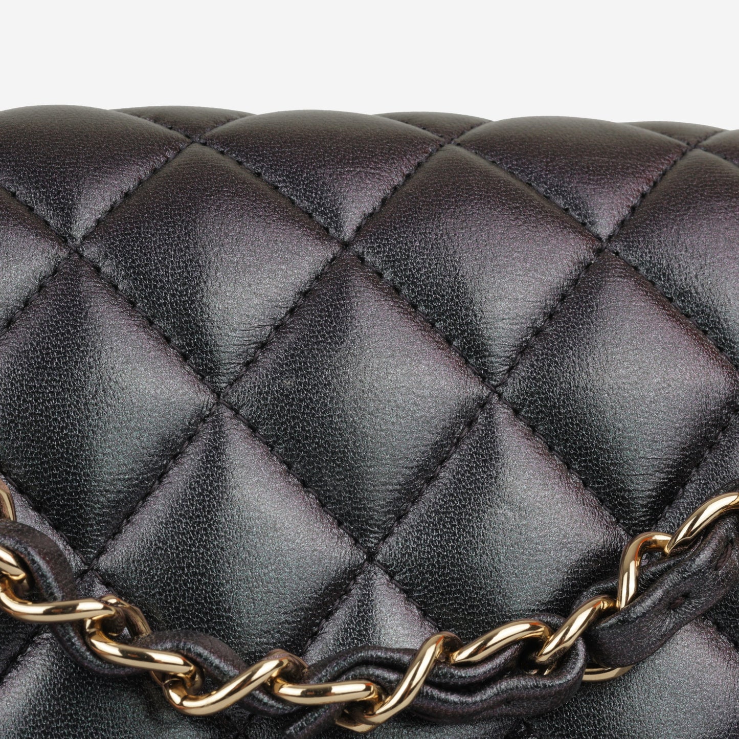 Chanel Classic Flap Lambskin Gold Shoulder Bag Style 23