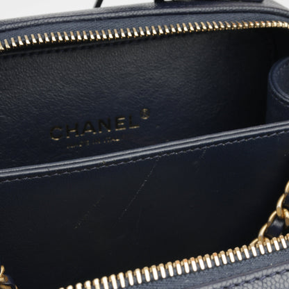 Chanel Filigree Cc Vanity Case - Small