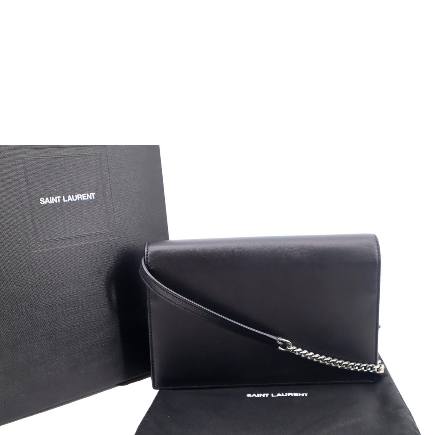 Saint Laurent Kate Leather Black Crossbody Style 14