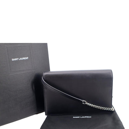 Saint Laurent Kate Leather Black Crossbody Style 14