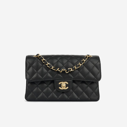 Chanel Classic Flap Caviar Black Shoulder Bag Style 116