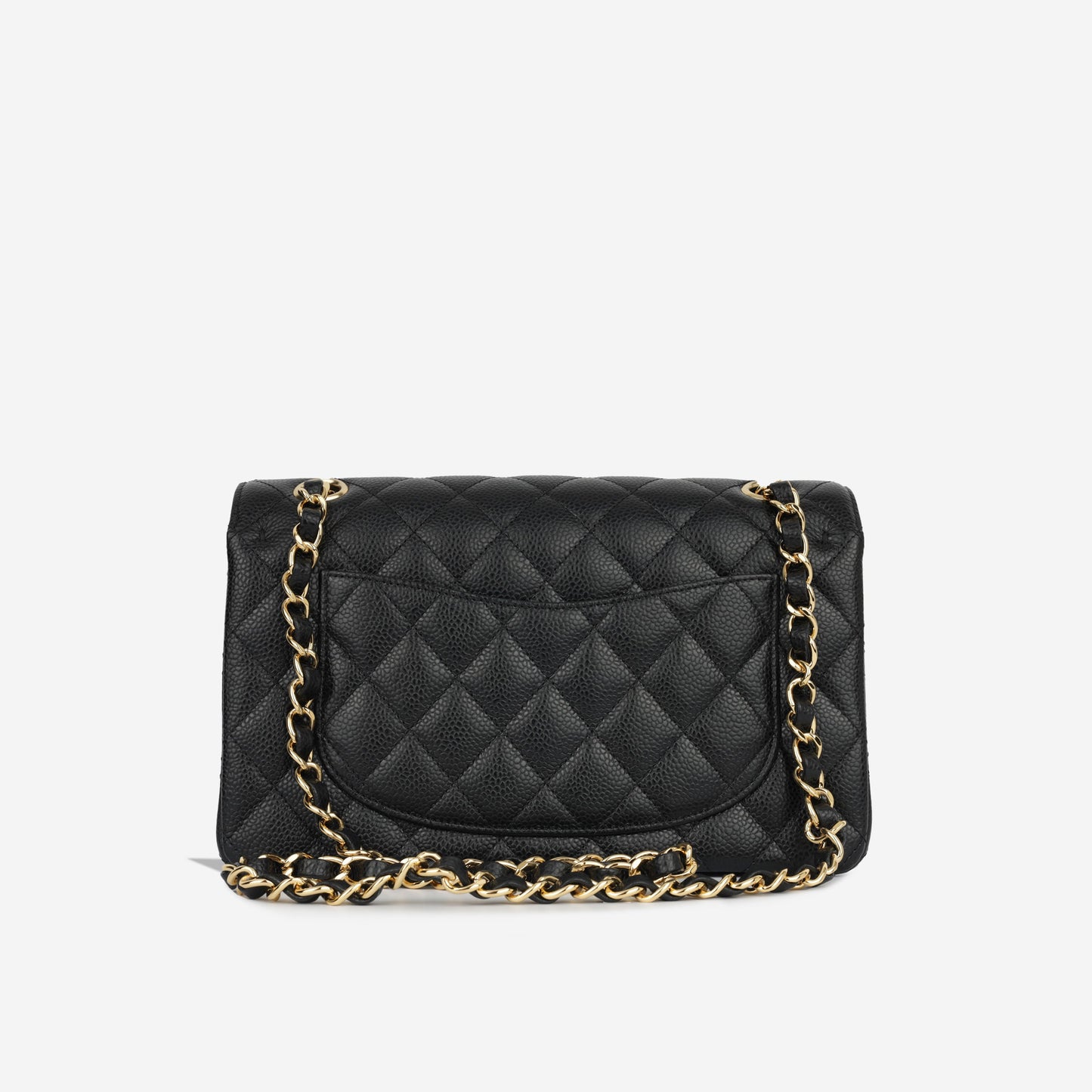 Chanel Classic Flap Caviar Black Shoulder Bag Style 116