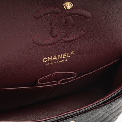 Chanel Classic Flap Caviar Black Shoulder Bag Style 116