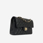 Chanel Classic Flap Lambskin Black Shoulder Bag Style 254