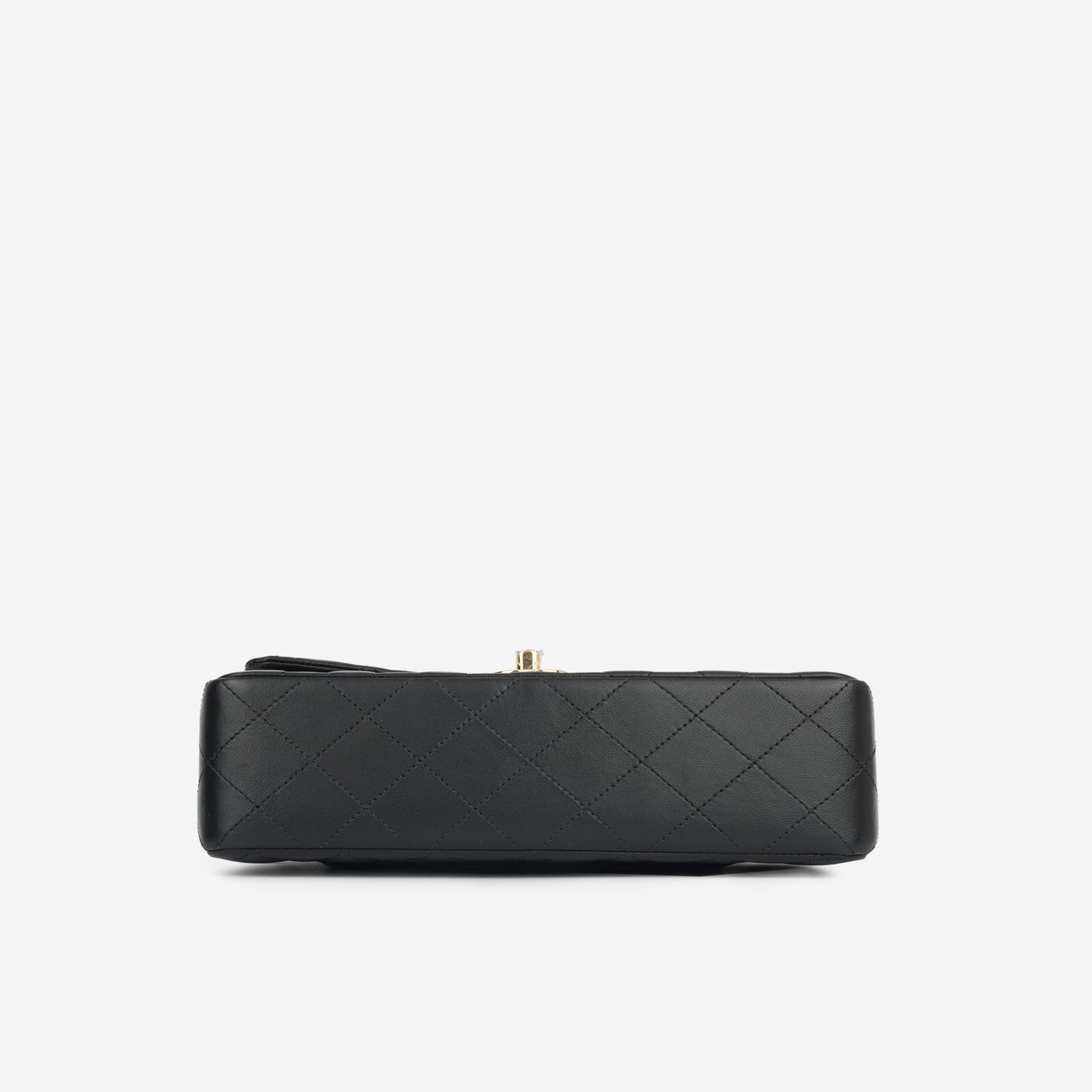 Chanel Classic Flap Lambskin Black Shoulder Bag Style 254