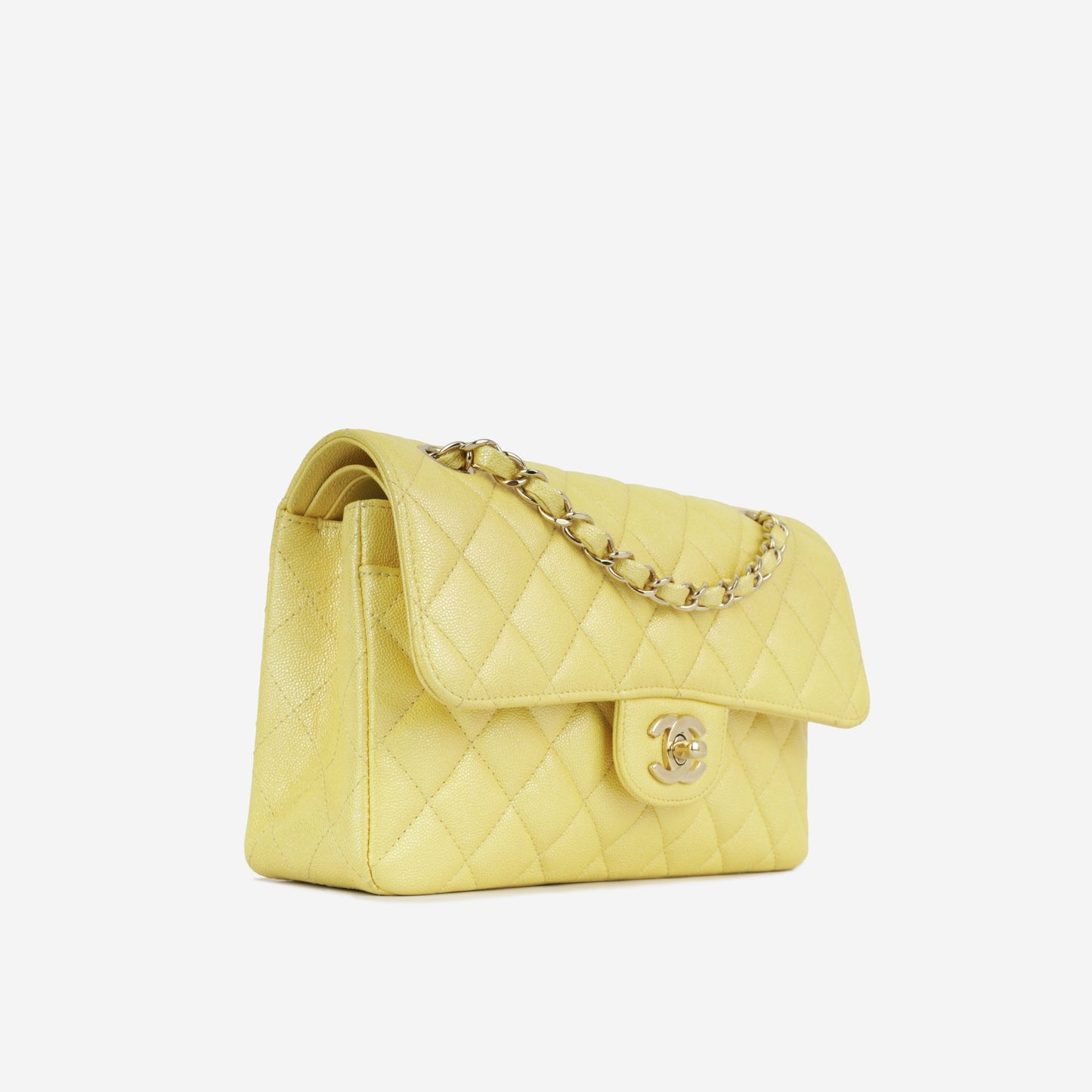 Chanel Classic Flap Lambskin Black Shoulder Bag Style 350