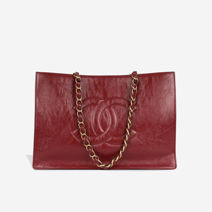 Chanel Luxury Calfskin Gold Tote Bag