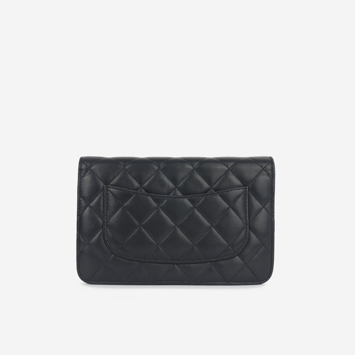 Chanel Wallet On Chain Lambskin Black Crossbody Style 2