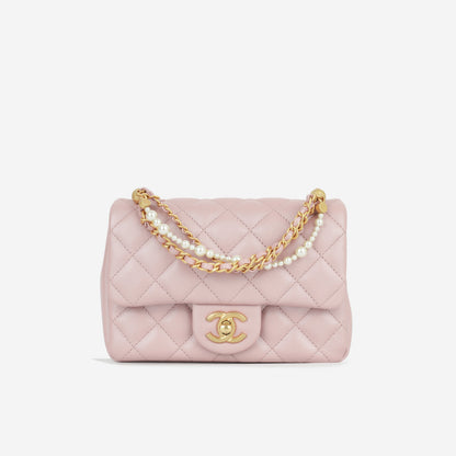 Chanel Mini Square Pearl Twist