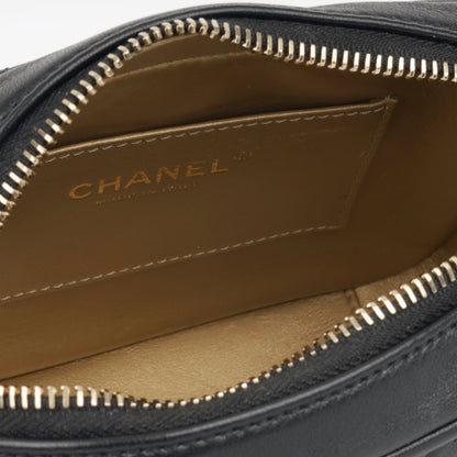 Chanel Mini Camera Pearl Crush - Black Lambskin