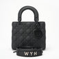 Christian Dior Matte Black Small Lady Dior Bag 2021