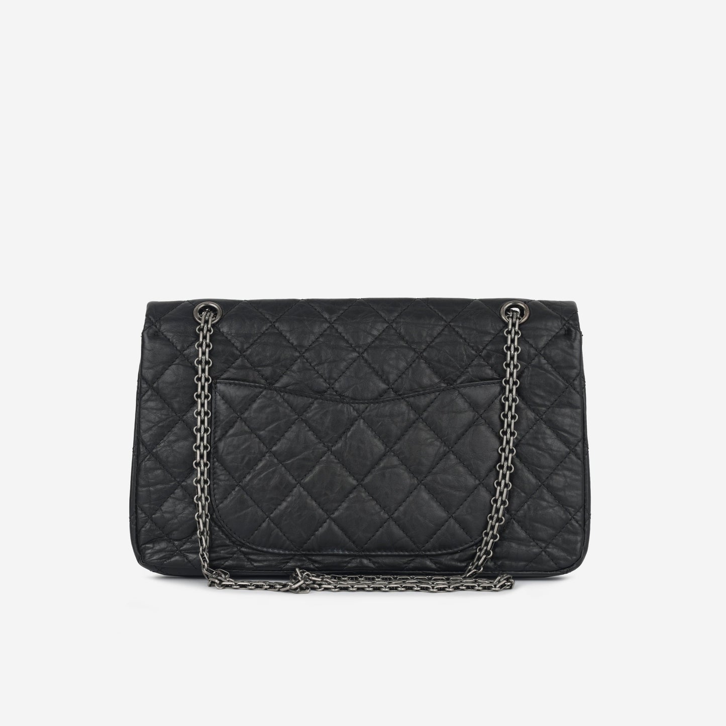 Chanel Classic Flap Lambskin Black Shoulder Bag Style 323